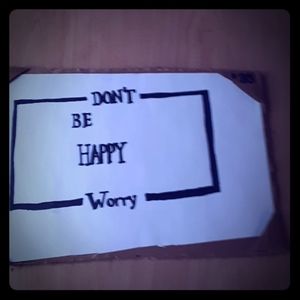 I'm selling posters because I want to earn money.